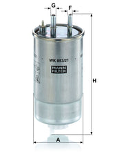 MANN-FILTER WK 853/21 Yakıt Filtresi | Fiat, Alfa, Citroen