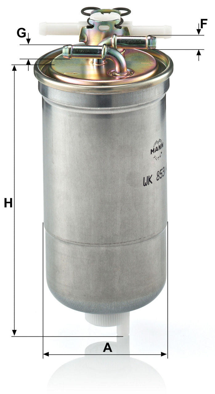 MANN-FILTER WK 853/4 Yakıt Filtresi | Fiat Punto I
