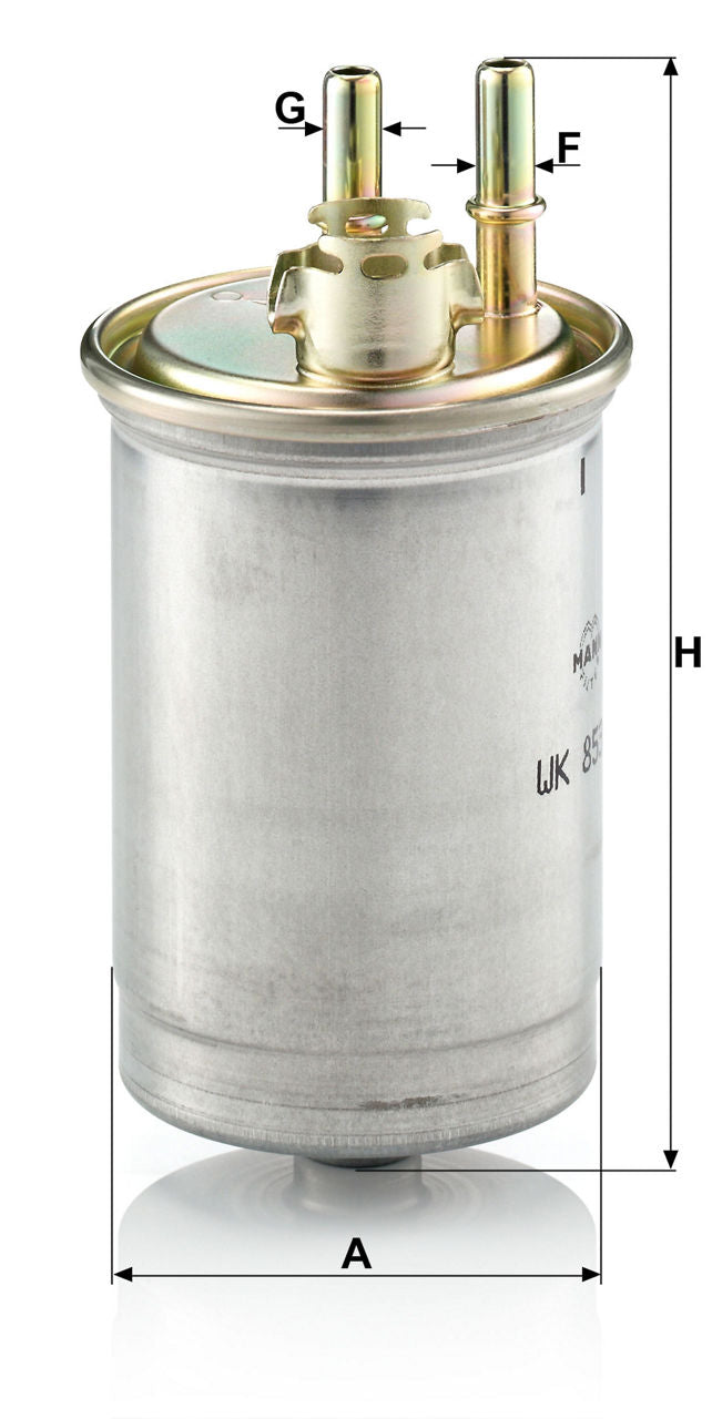 MANN-FILTER WK 853/7 Yakıt Filtresi | Ford Fiesta Courier