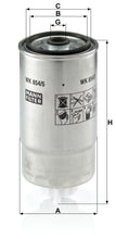 MANN-FILTER WK 854/5 Yakıt Filtresi | Lancia Lybra, Alfa Crosswagon Q4