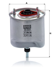 MANN-FILTER WK 9034 Yakıt Filtresi | Citroen Berlingo I, Peugeot 206+