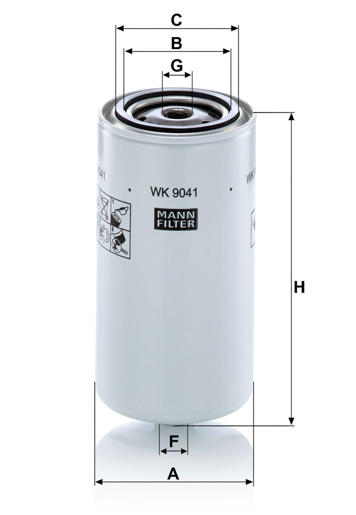 MANN-FILTER WK 9041 X Yakıt Filtresi