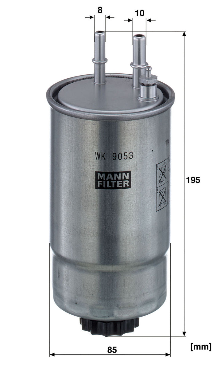 MANN-FILTER WK 9053 Z Yakıt Filtresi | Fiat Ducato 2007