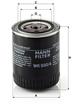 MANN-FILTER WK 930/4 Yakıt Filtresi | Iveco Zeta / TurboZet