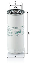 MANN-FILTER WK 962/4 Yakıt Filtresi | Mega DAF BUS