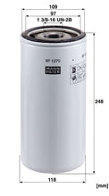 MANN-FILTER W P 1270 Yağ Filtresi | Ford Cargo