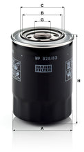 MANN-FILTER W P 928/83 Yağ Filtresi | Hyundai Galloper II