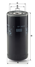 MANN-FILTER WP 962/5 Yağ Filtresi