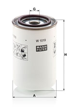 MANN-FILTER W 1019 Hidrolik