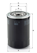 MANN-FILTER W 10 703 Yağ Filtresi | Hyundai County