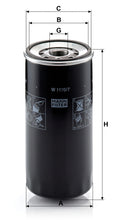 MANN-FILTER W 1170/7 Yağ Filtresi | Iveco EuroMover