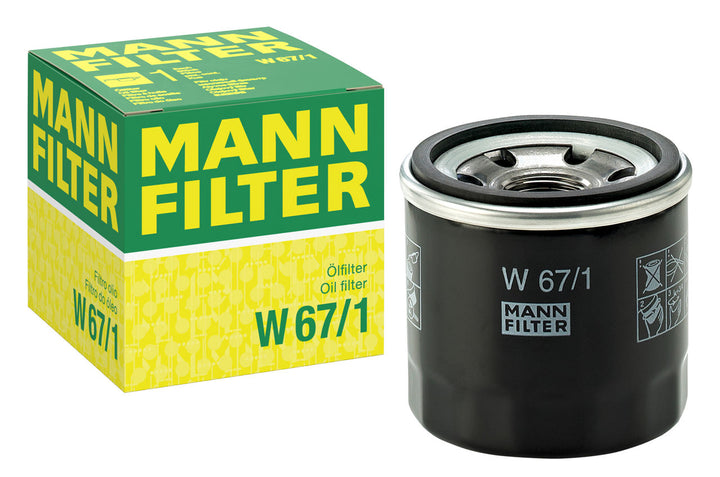 MANN-FILTER W 67/1 Yağ Filtresi | Kia Avella, Subaru 600/700