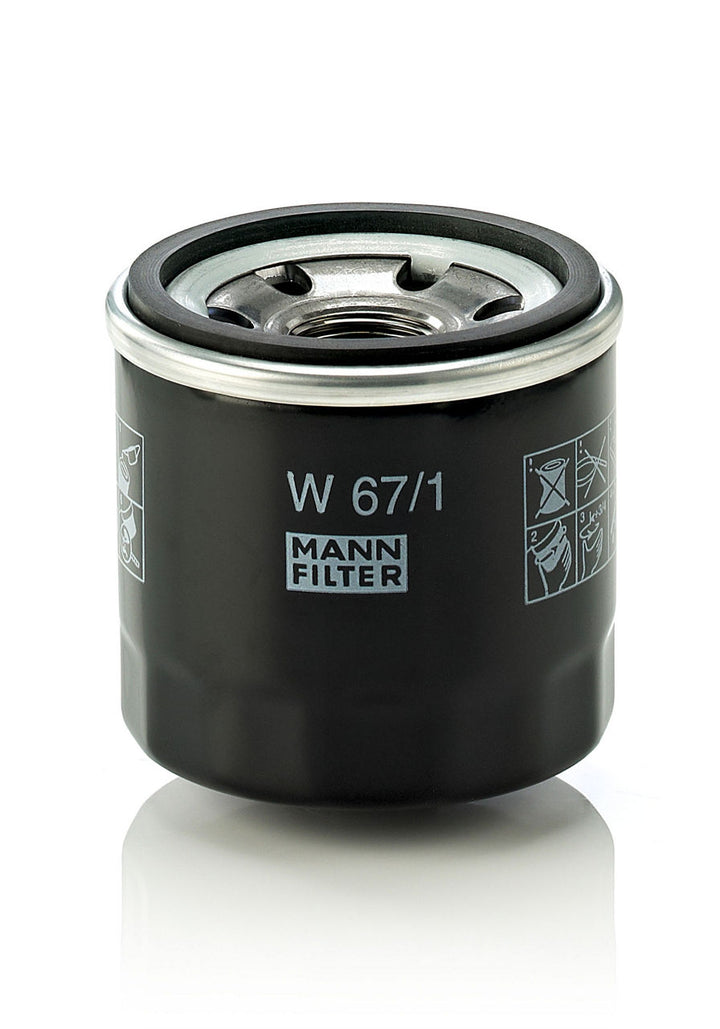 MANN-FILTER W 67/1 Yağ Filtresi | Kia Avella, Subaru 600/700
