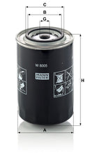 MANN-FILTER W 8005 Yağ Filtresi | Iveco, Seat