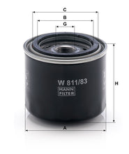 MANN-FILTER W 811/83 Yağ Filtresi | Nissan