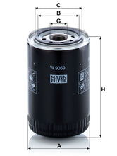 MANN-FILTER W 9069 Yağ Filtresi | Mitsubishi MG - Series