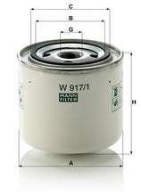 MANN-FILTER W 917(10) Yağ Filtresi