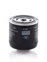 MANN-FILTER W 920 Yağ Filtresi