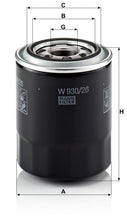 MANN-FILTER W 930/26 Yağ Filtresi | Hyundai, Kia