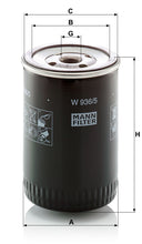 MANN-FILTER W 936/5 Yağ Filtresi | Chevy, Opel