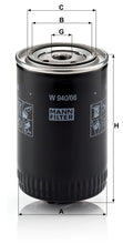 MANN-FILTER W 940/66 Yağ Filtresi | Audi A4, VW Passat B5, Seat Exeo