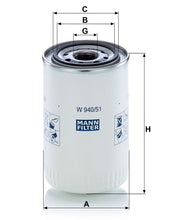 MANN-FILTER W 940/51 Hidrolik