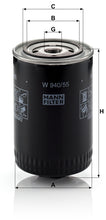 MANN-FILTER W 940/55 Yağ Filtresi