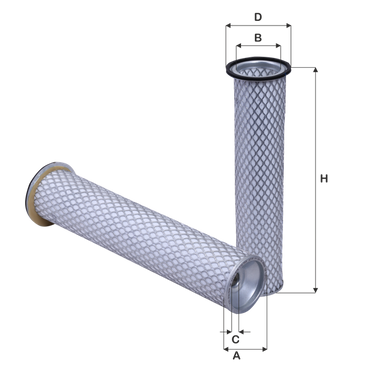 FIL FILTRE HP 4573 Hava Filtresi | Eşdeğer: MANN CF 923 | MITSUBISHI