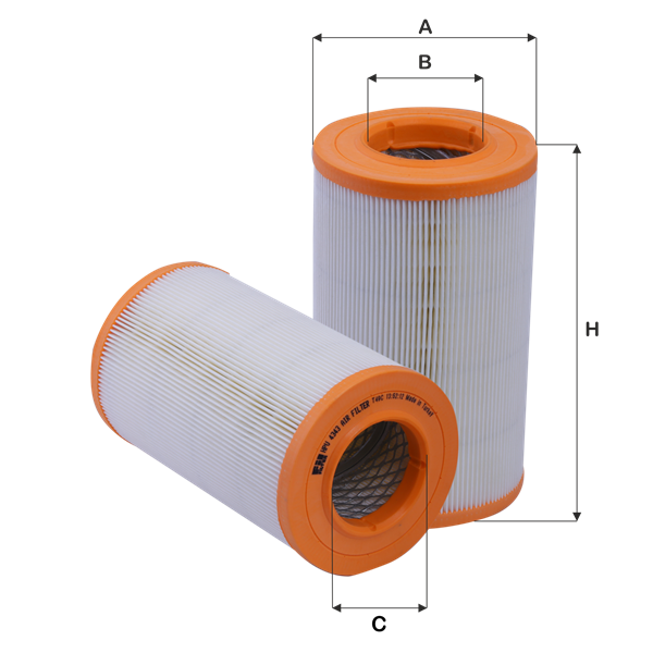 FIL FILTRE HPU 4343 Hava Filtresi | Eşdeğer: MANN C 14 176 | FORD