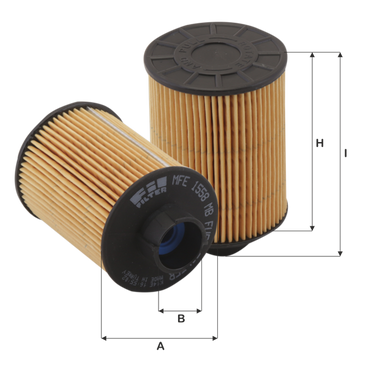 FIL FILTRE MFE 1558 MB Yakıt Filtresi | Eşdeğer: MANN PU 723 x | FIAT