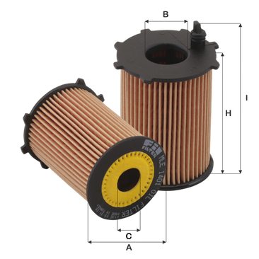 FIL FILTRE MLE 1401 Yağ Filtresi | Eşdeğer: MANN HU 716/2 x | CITROEN