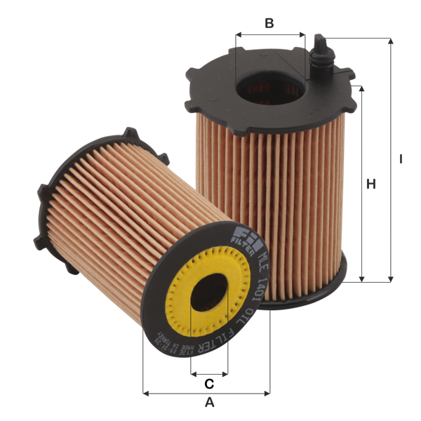 FIL FILTRE MLE 1401 Yağ Filtresi | Eşdeğer: MANN HU 716/2 x | CITROEN