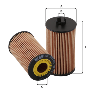 FIL FILTRE MLE 1513 Yağ Filtresi | Eşdeğer: MANN HU 612/2 x | OPEL