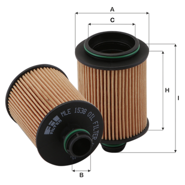 FIL FILTRE MLE 1538 Yağ Filtresi | Eşdeğer: MANN HU 712/11 x | FIAT