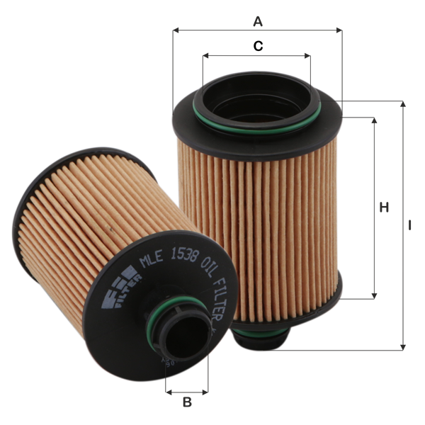 FIL FILTRE MLE 1538 Yağ Filtresi | Eşdeğer: MANN HU 712/11 x | FIAT