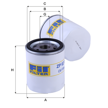 FIL FILTRE ZP 62 B Yağ Filtresi | Eşdeğer: MANN W 713/18 | OPEL