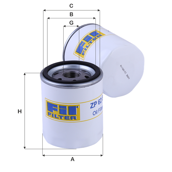 FIL FILTRE ZP 62 B Yağ Filtresi | Eşdeğer: MANN W 713/18 | OPEL