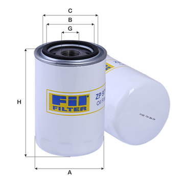 FIL FILTRE ZP 97 MG Yağ Filtresi | Eşdeğer: MANN W 1019