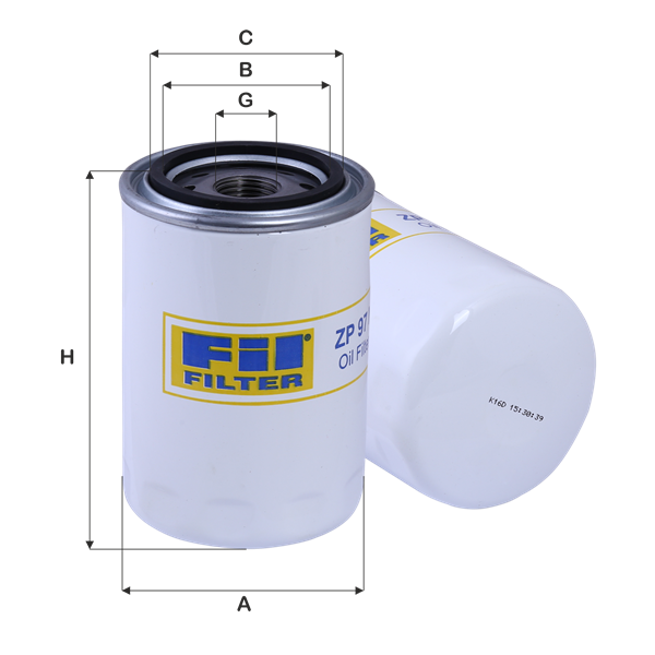 FIL FILTRE ZP 97 MG Yağ Filtresi | Eşdeğer: MANN W 1019