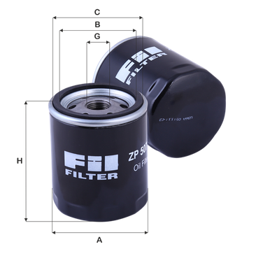 FIL FILTRE ZP 507 A Yağ Filtresi | Eşdeğer: MANN W 7008 | FORD