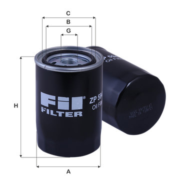 FIL FILTRE ZP 594 B Yağ Filtresi | Eşdeğer: MANN W 818/81 | DAIHATSU