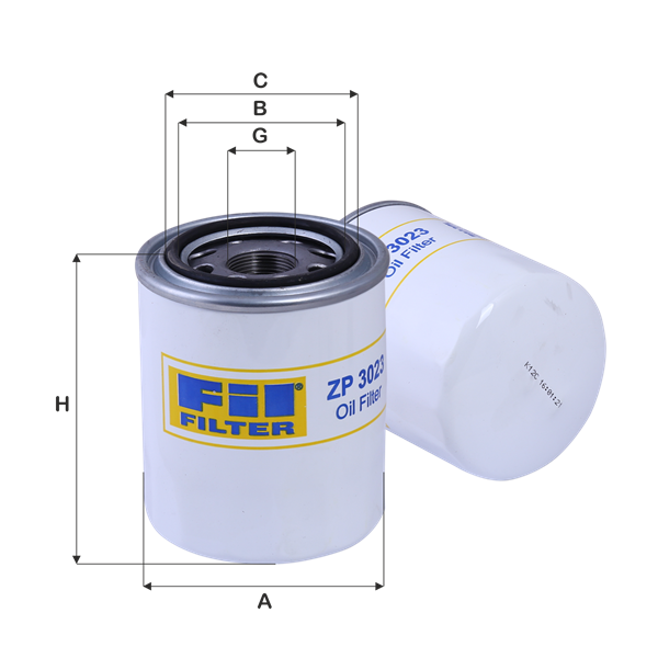 FIL FILTRE ZP 3023 Yağ Filtresi | Eşdeğer: MANN W 930/26 | HYUNDAI