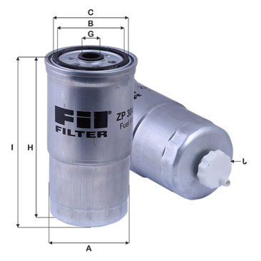 FIL FILTRE ZP 3041 F Yakıt Filtresi | Eşdeğer: MANN WK 845/1 | AUDI