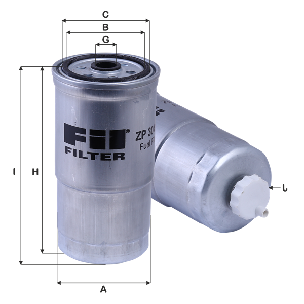 FIL FILTRE ZP 3041 F Yakıt Filtresi | Eşdeğer: MANN WK 845/1 | AUDI