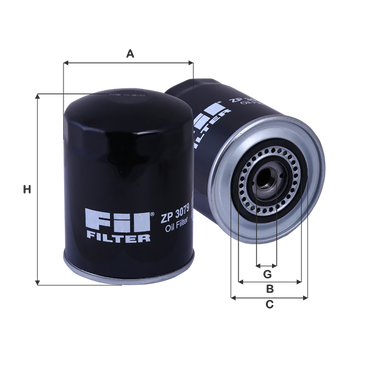 FIL FILTRE ZP 3079 Yağ Filtresi | Eşdeğer: MANN WP 1144 | FIAT