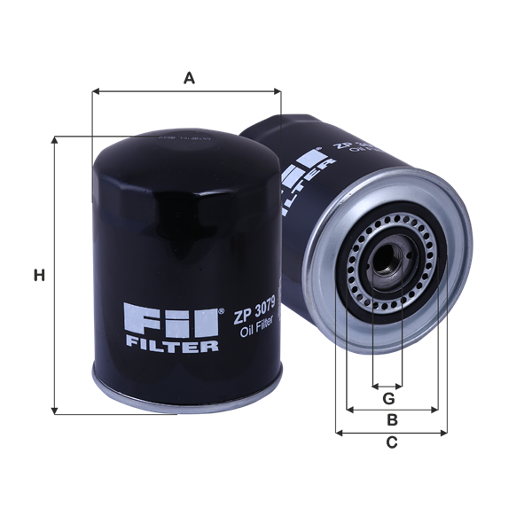 FIL FILTRE ZP 3079 Yağ Filtresi | Eşdeğer: MANN WP 1144 | FIAT