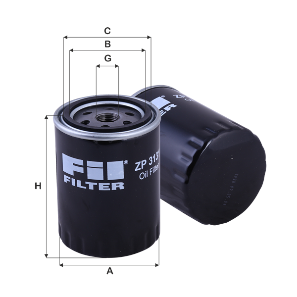 FIL FILTRE ZP 3131 Yağ Filtresi | Eşdeğer: MANN W 830/3 | HYUNDAI