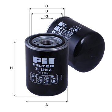 FIL FILTRE ZP 3216 A Yağ Filt. | Eşdeğer: MANN W 1374/6 | LAMBORGHINI
