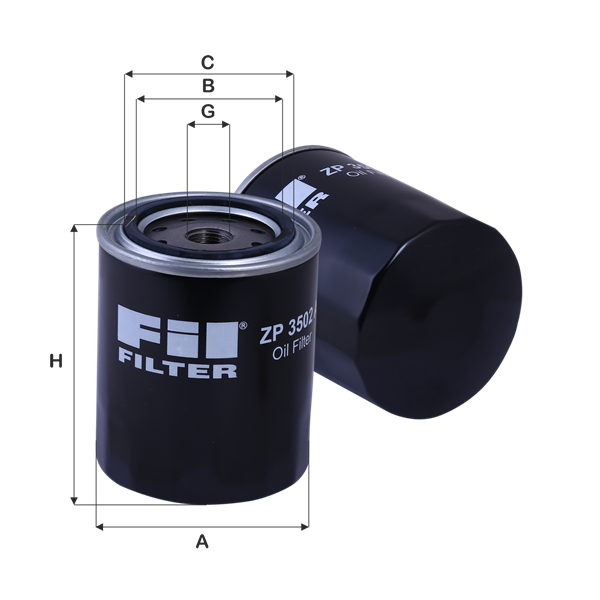 FIL FILTRE ZP 3502 A Yağ Filtresi | Eşdeğer: MANN W 930/7 | TOYOTA