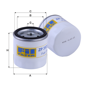 FIL FILTRE ZP 3526 AF Yakıt Filtresi | Eşdeğer: MANN WK 712/2 | VW
